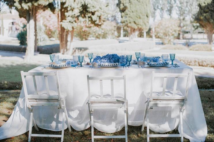 Decoracion marinera para una mesa de verano