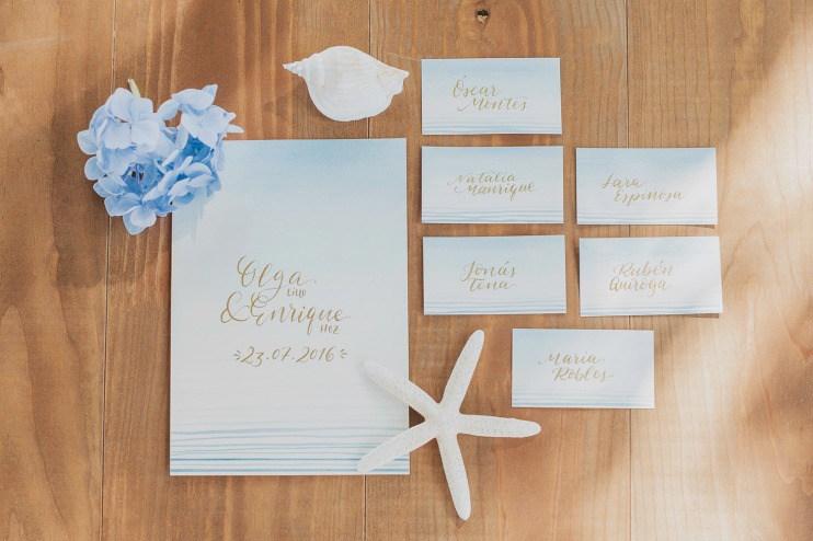 Decoracion marinera para una mesa de verano