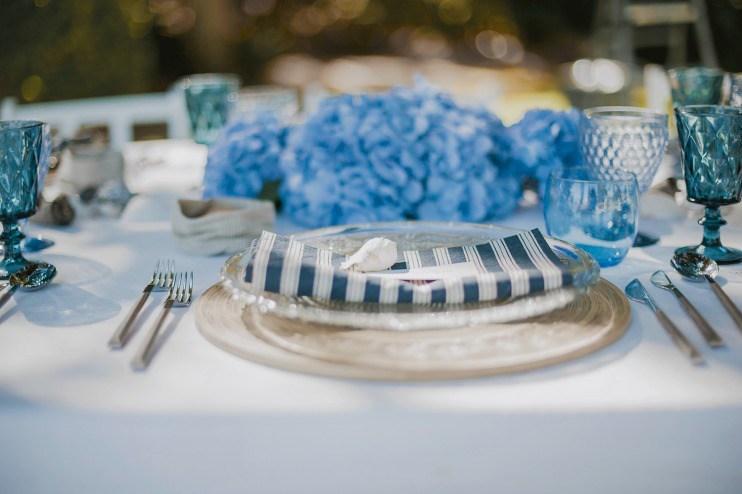 Decoracion marinera para una mesa de verano