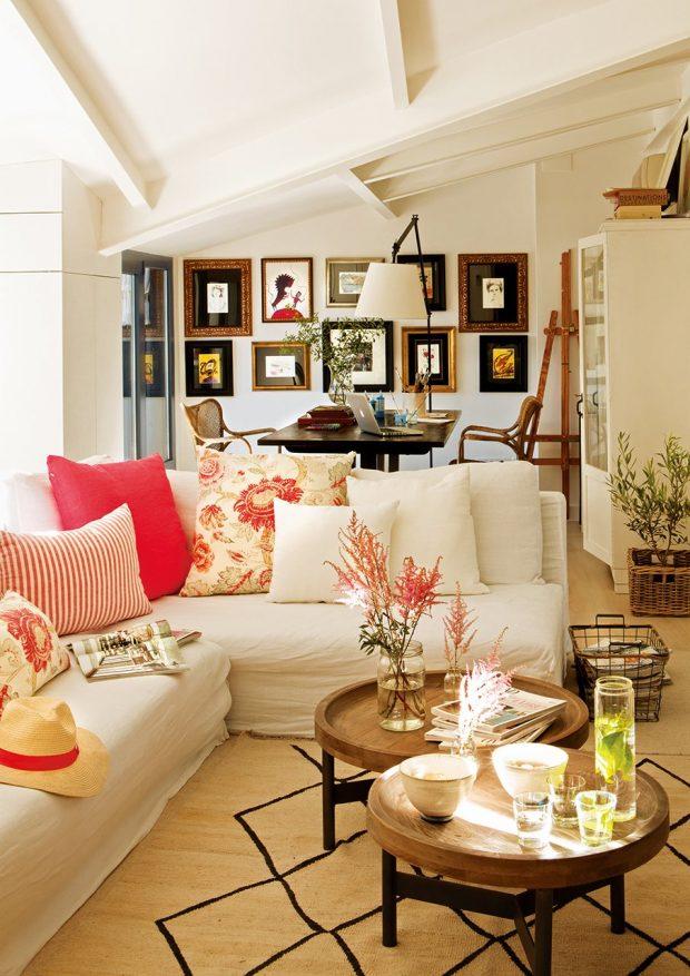 composicion cuadros salon vintage