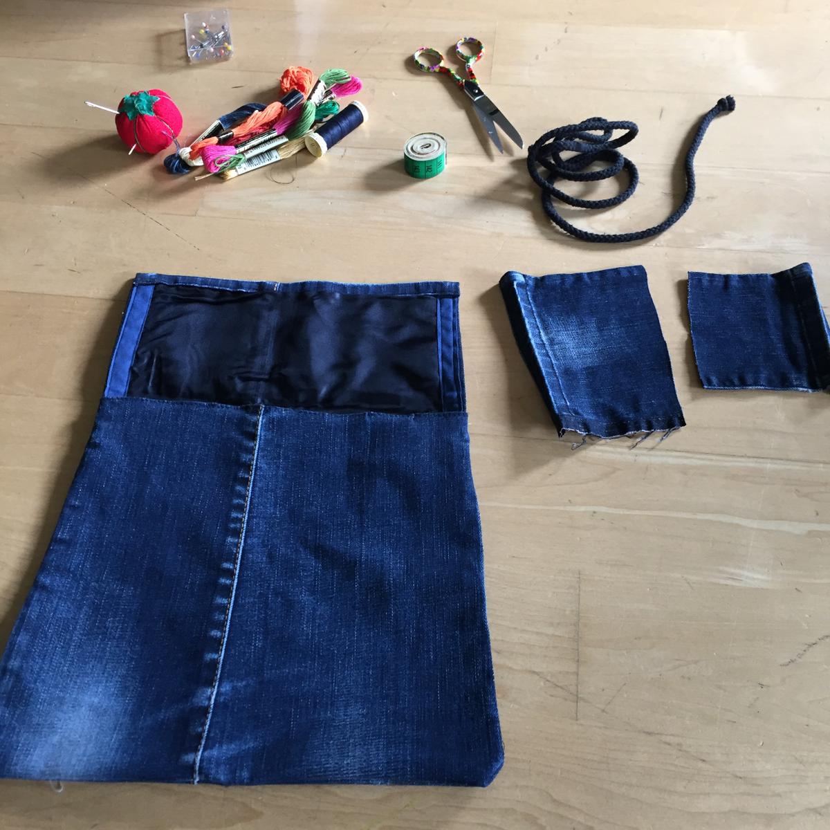 06. BOLSO VAQUERO - COSEMOS EL FORRO Y CERRAMOS EL BOLSO