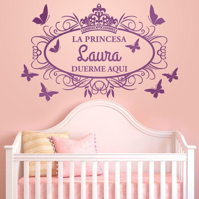 vinilos para bebes rosa tele