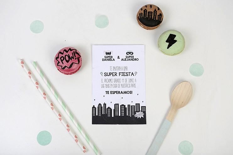 Una fiesta infantil superheroes