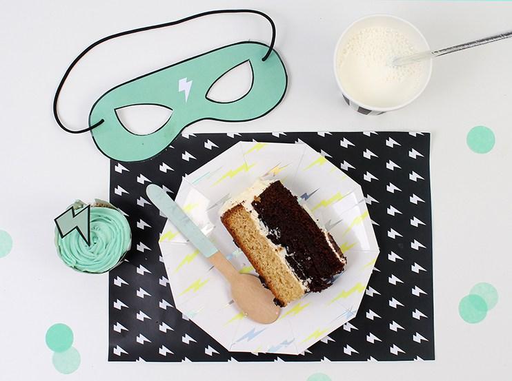 Una fiesta infantil superheroes