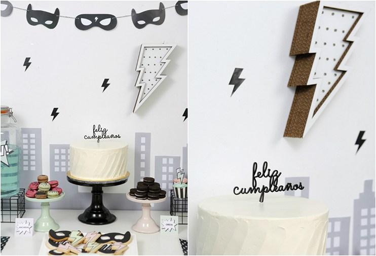 Una fiesta infantil superheroes