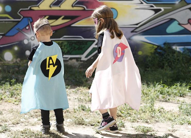 Una fiesta infantil superheroes