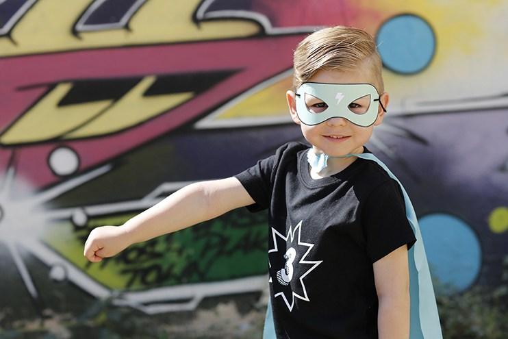 Una fiesta infantil superheroes