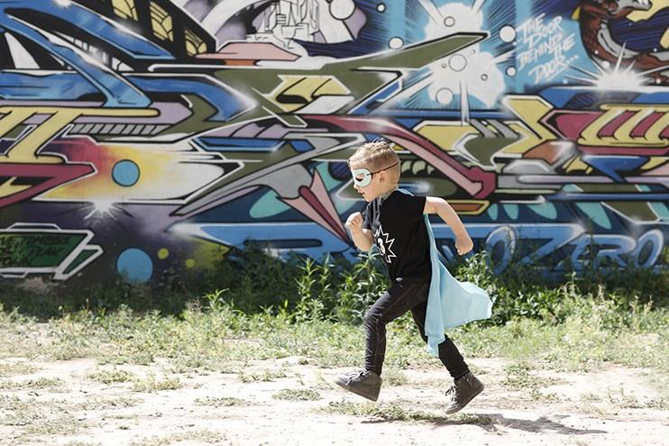 Una fiesta infantil superheroes