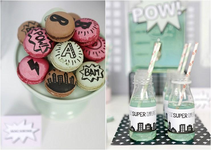 Una fiesta infantil superheroes