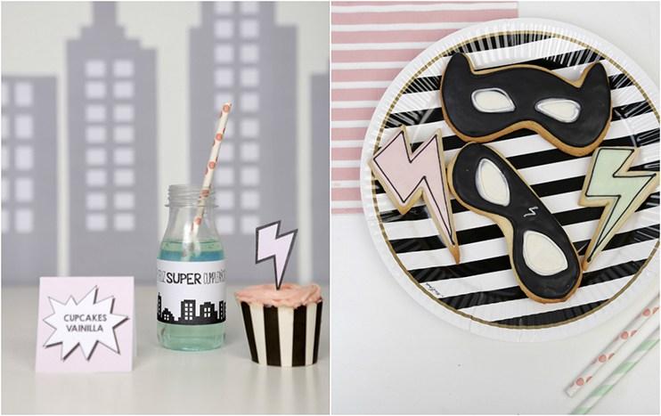 Una fiesta infantil superheroes