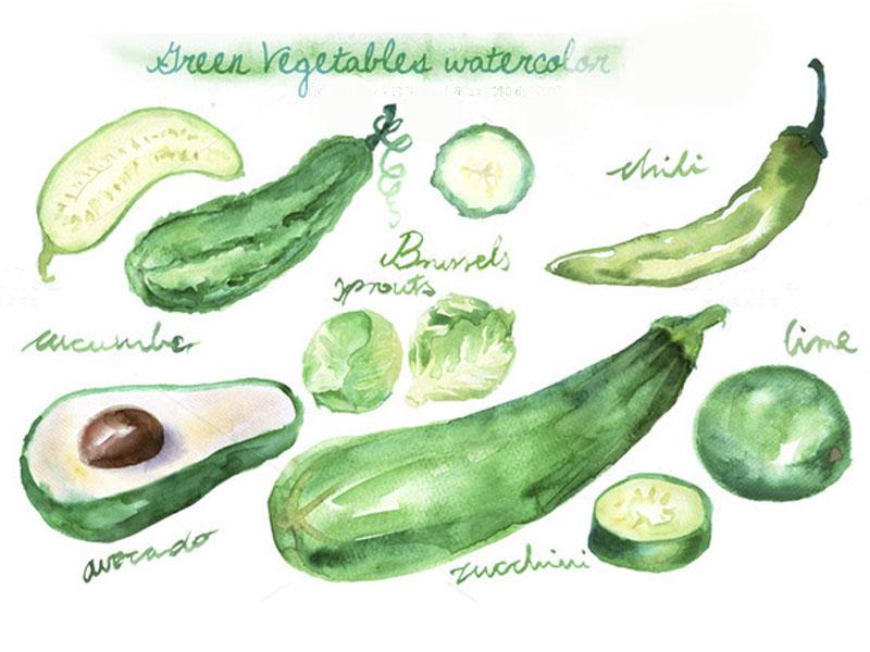green vegetables