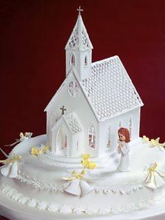 capillas para tortas de primera comunion de niña 2