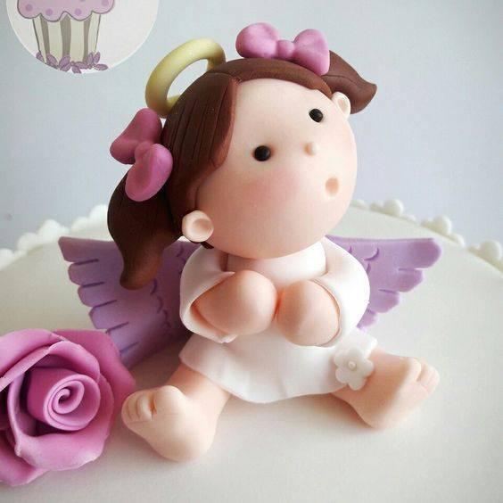 adornos para tortas primera comunion de niña