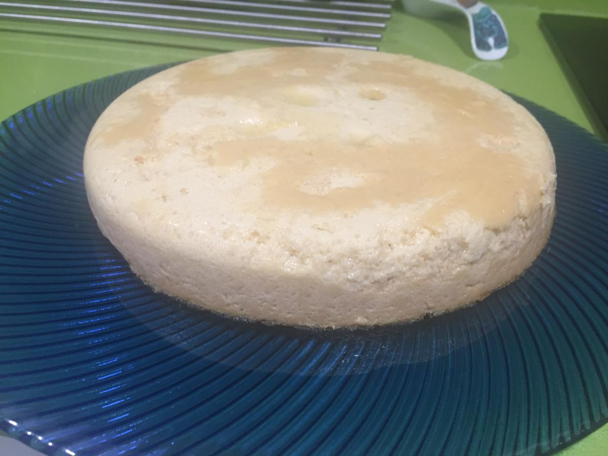 Pastel desmoldado y frio.