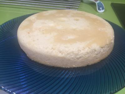 Pastel desmoldado y frio.