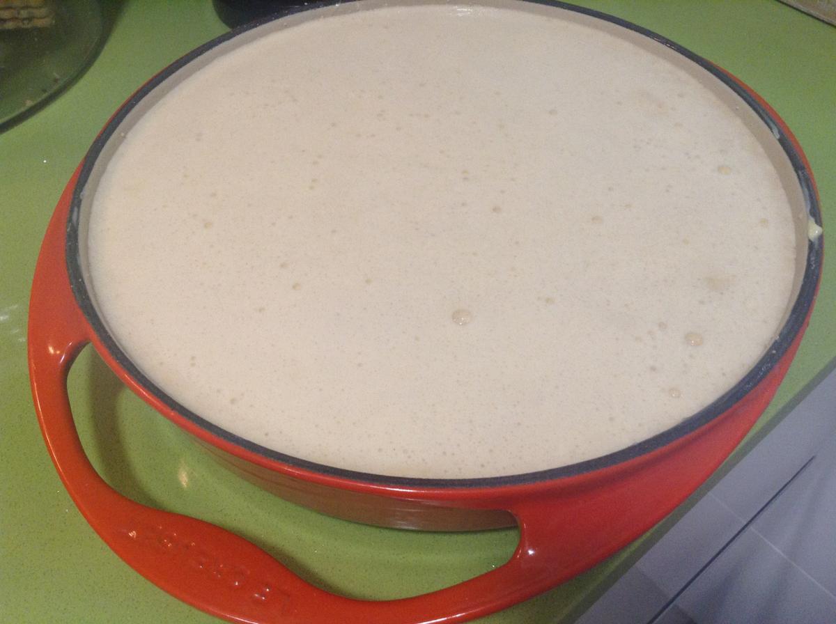 Rellenamos con la mezcla y ponemos a hornear.