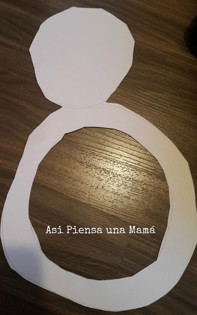 manualidad-muñeco-nieve