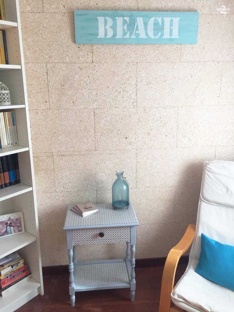 Como transformar mobiliario con decoupage y pintura de leche · Color Slate junto con Snow White milk paint