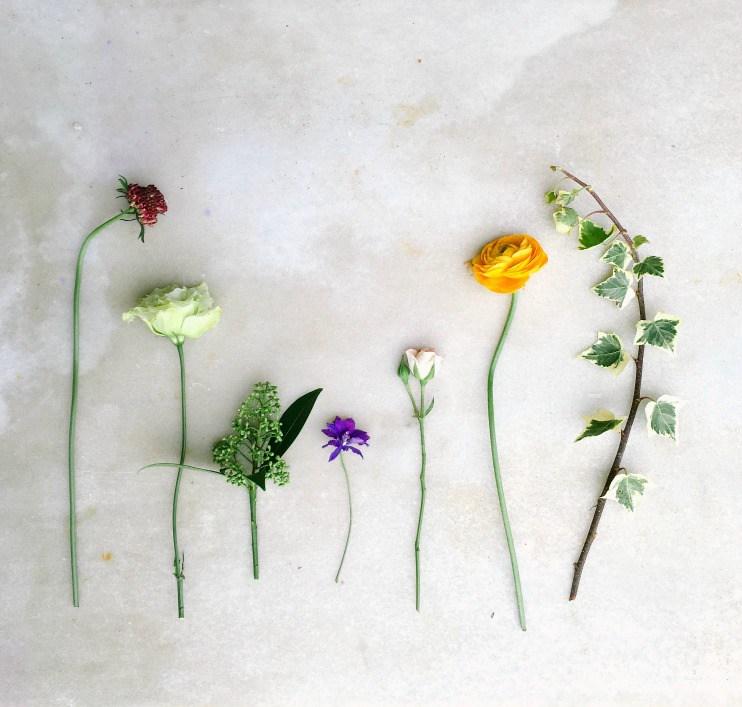 Tipo de flores centro floral elegante