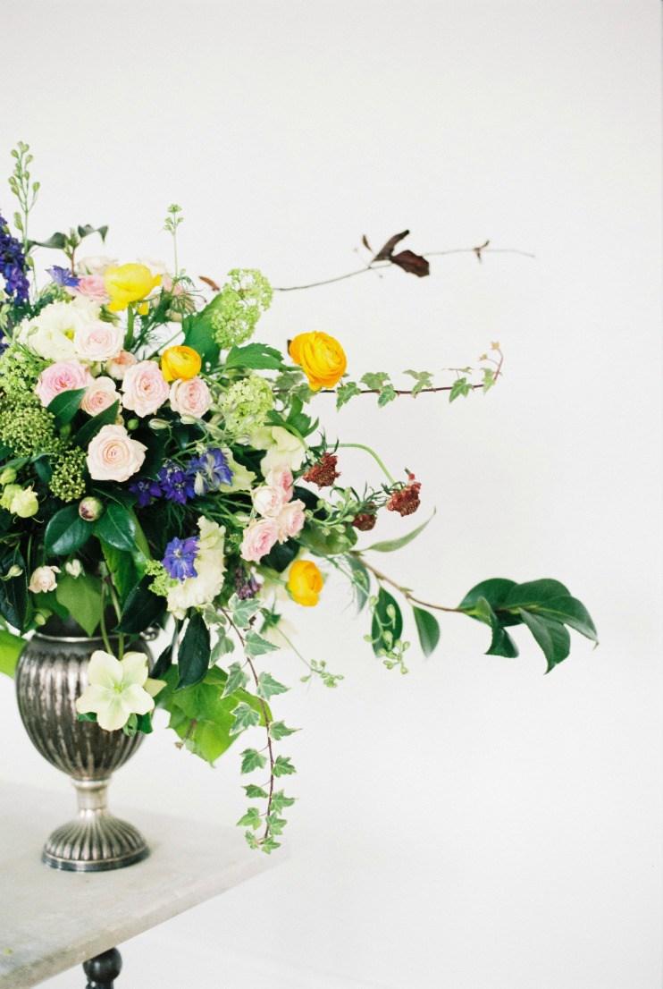 Tipo de flores centro floral elegante