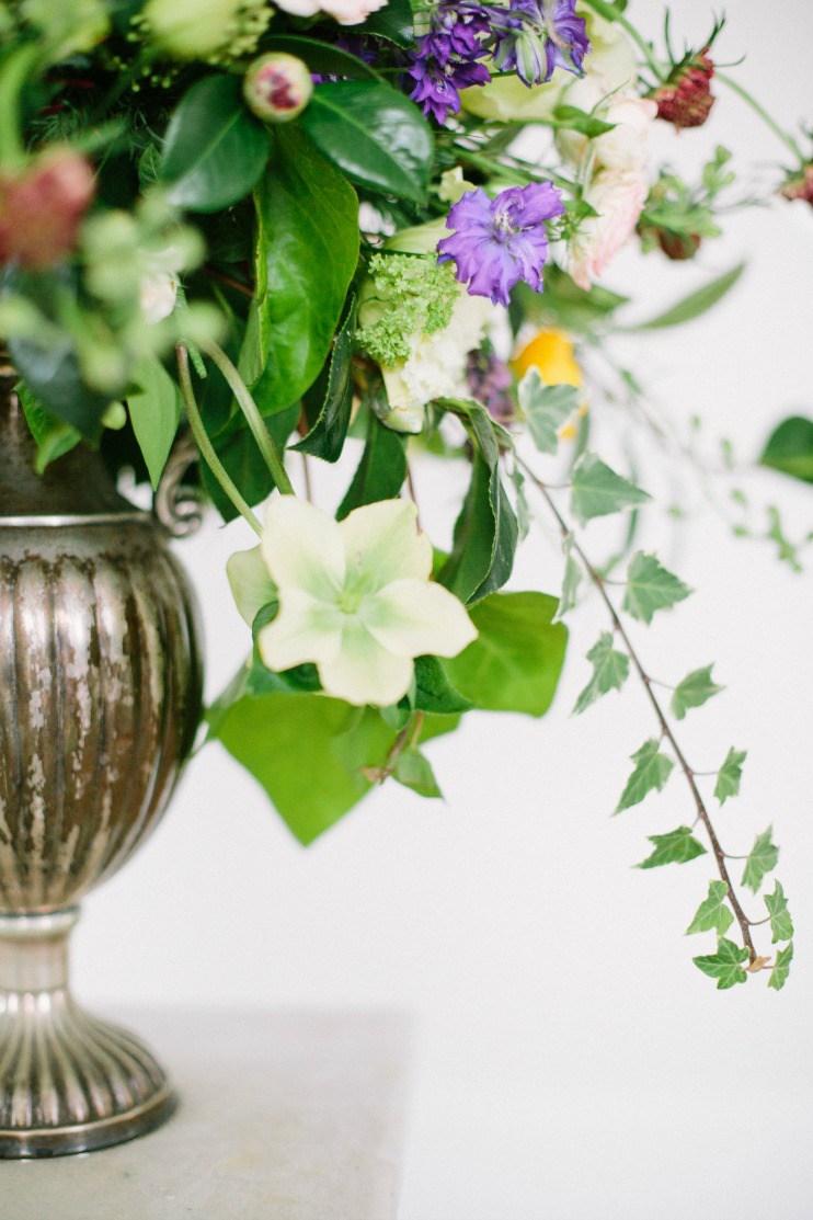 Tipo de flores centro floral elegante