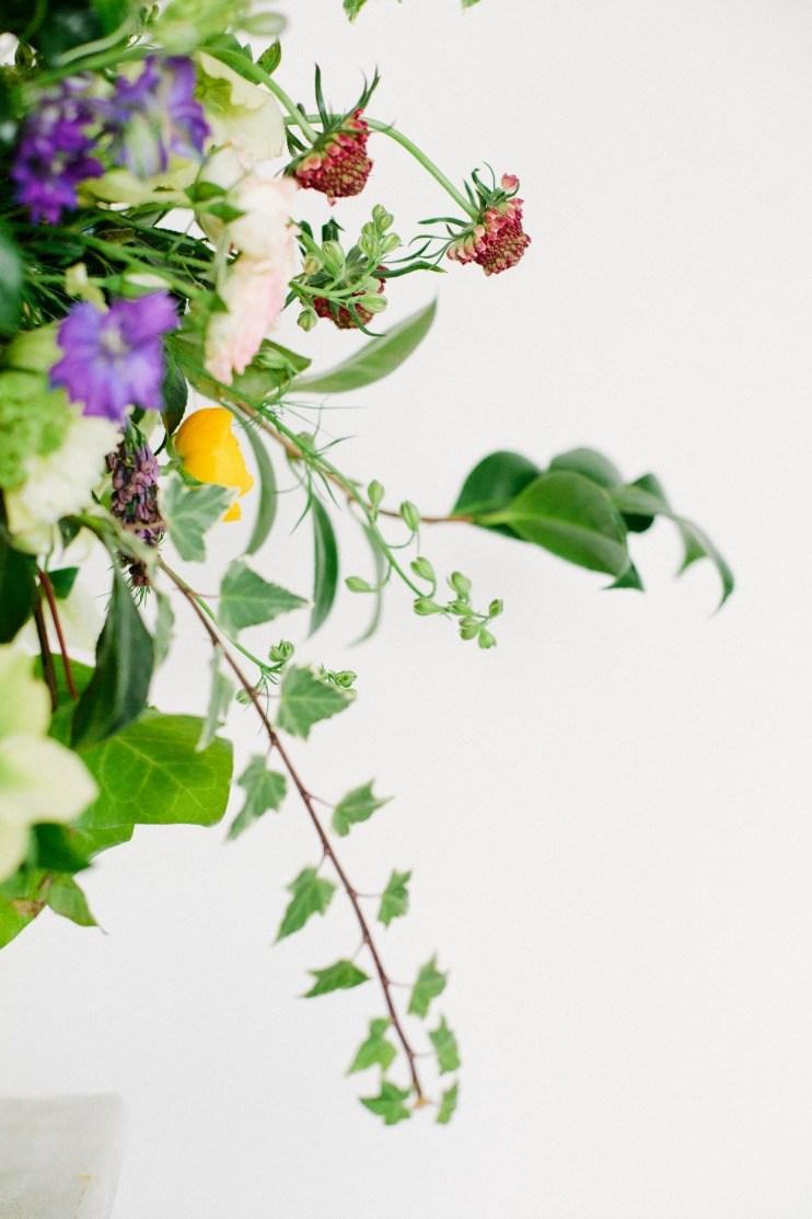 Tipo de flores centro floral elegante