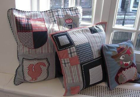 utilizar cojines para ambientar habitaciones de chicos y chicas