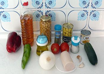 Ensalada de garbanzos 