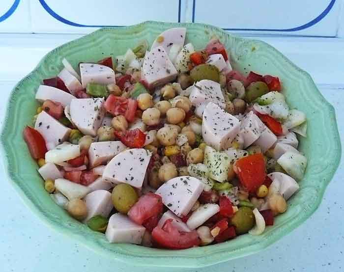 Ensalada de garbanzos 