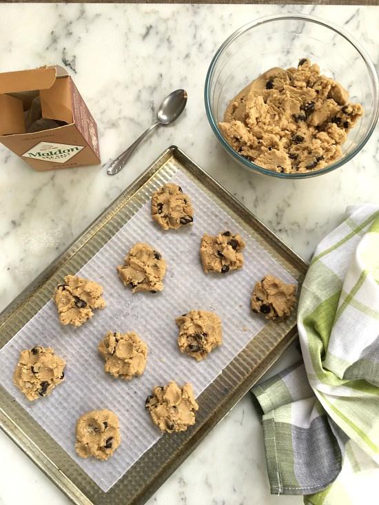 Chocolate chip cookies con sal