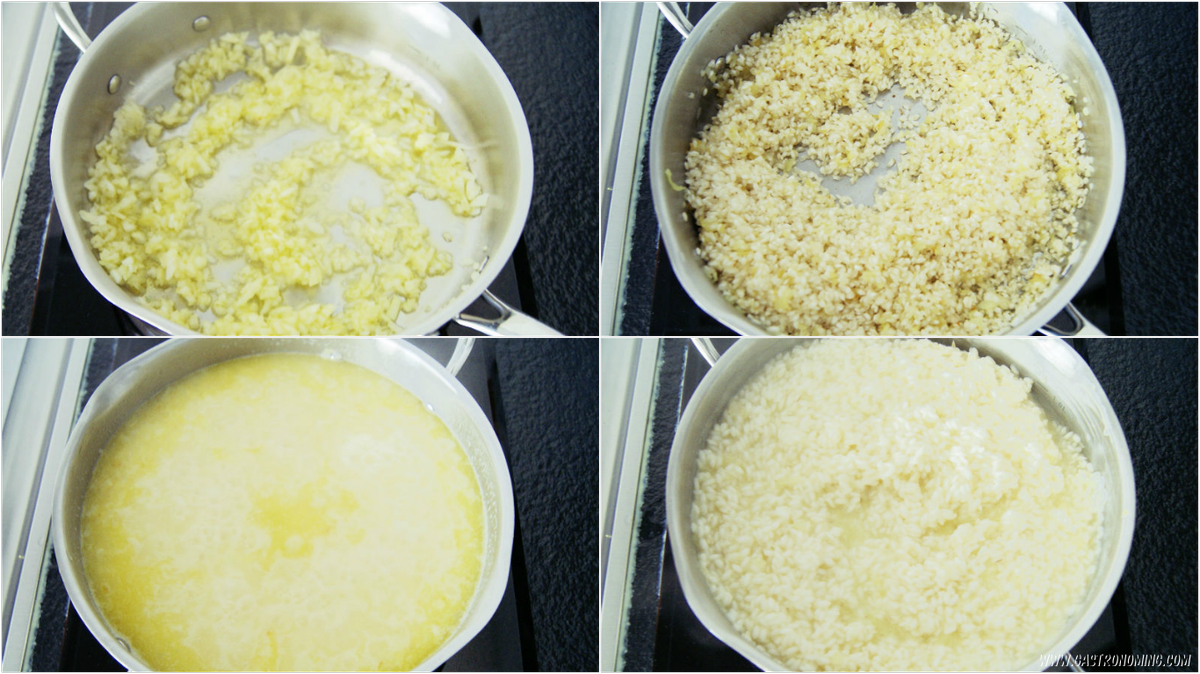 Risotto con Scamorza y Bresaola