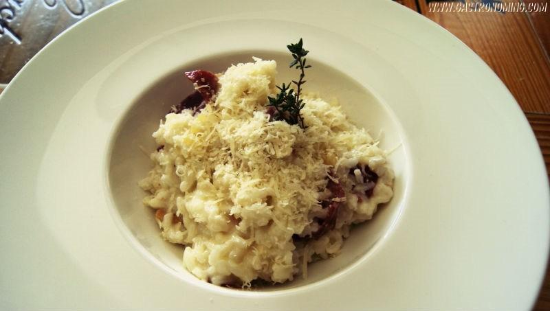 Risotto con Scamorza y Bresaola