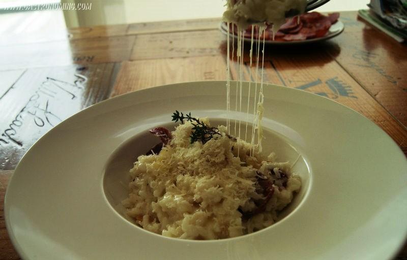 Risotto con Scamorza y Bresaola