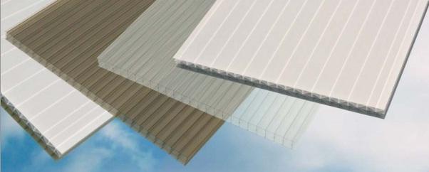 muestra de techos de policarbonato solido