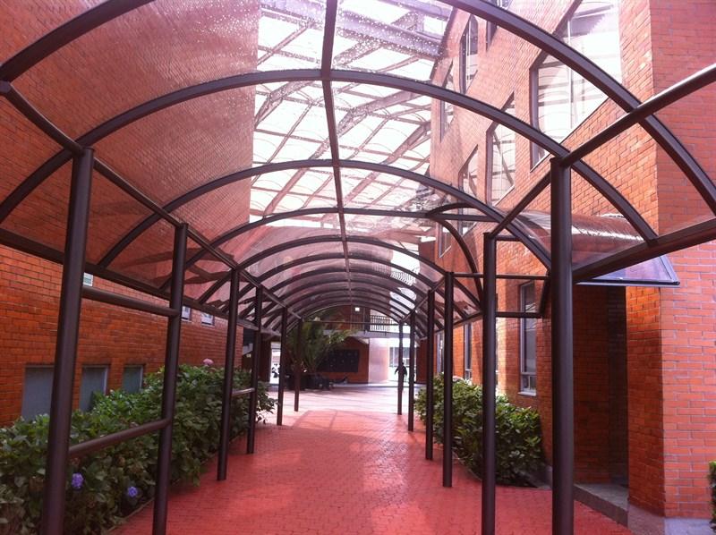 techos de acrilico estilo tunel