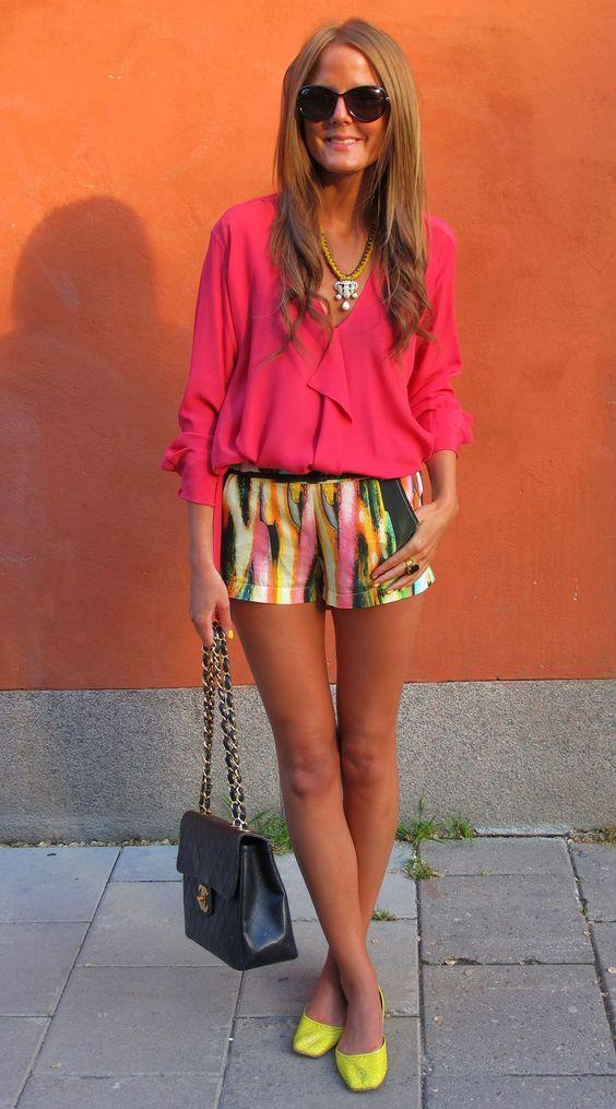 shorts elegantes