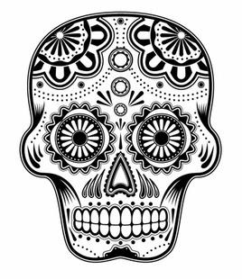 calaveras mexicanas para colorear