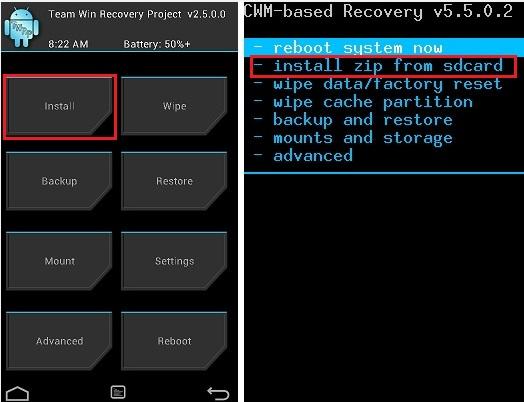 instalar custom rom android 