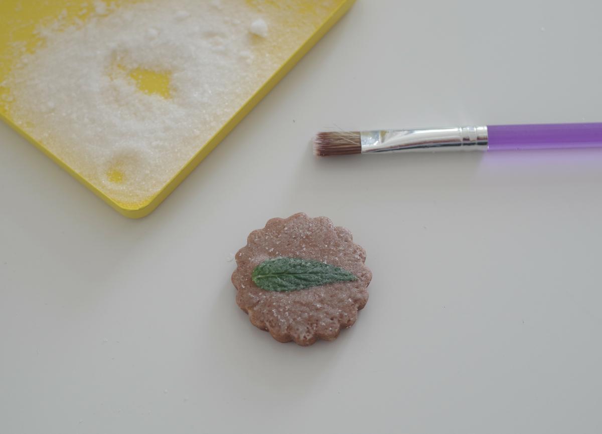 doctorcookies cómo petrificar flor y hoja comestible (16)