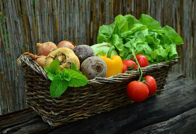 Las propiedades de las verduras según su color