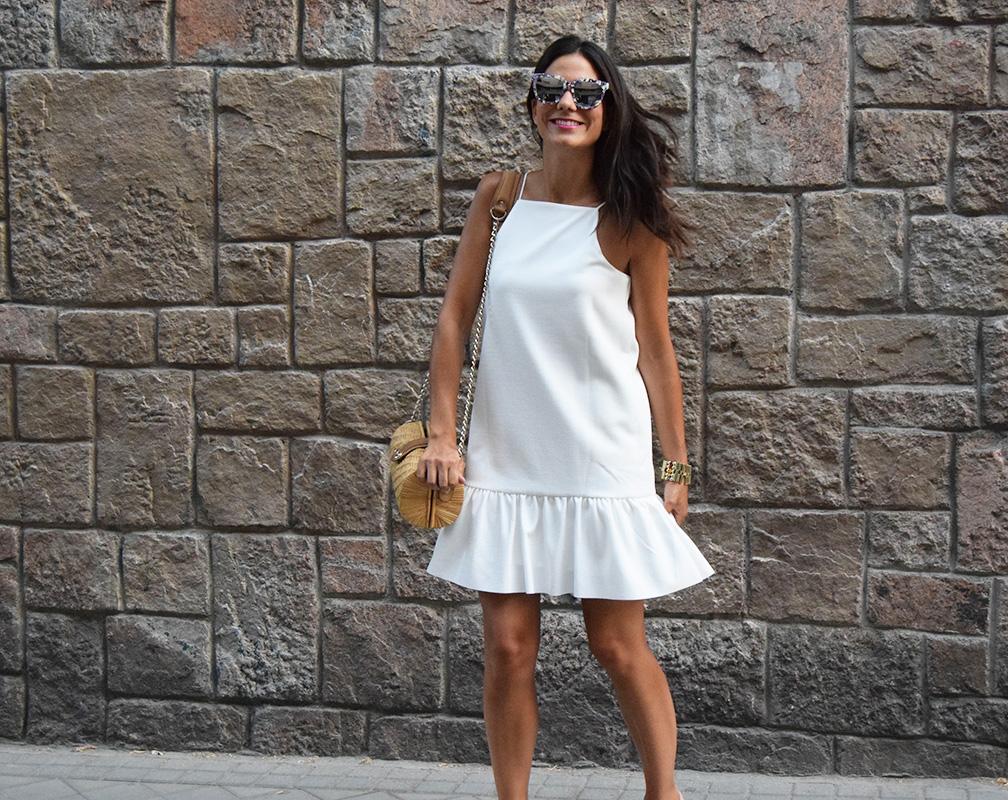 vestidos blancos de verano moda zara