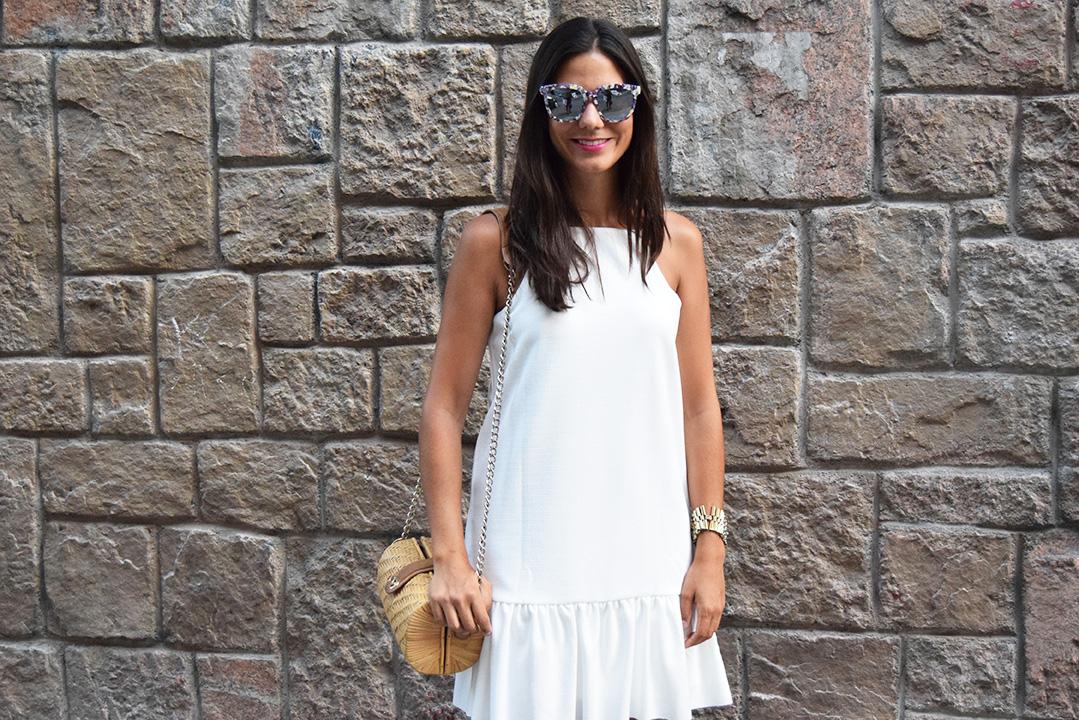 vestido blanco moda street style