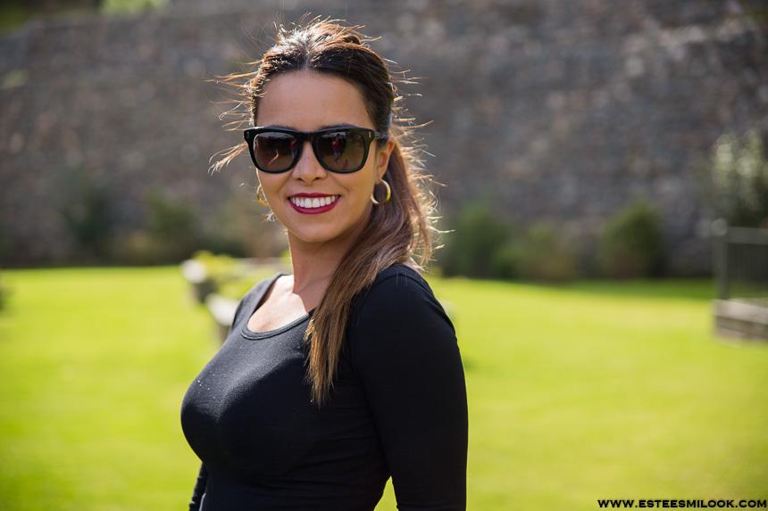 pentalon ancho de paño-8701