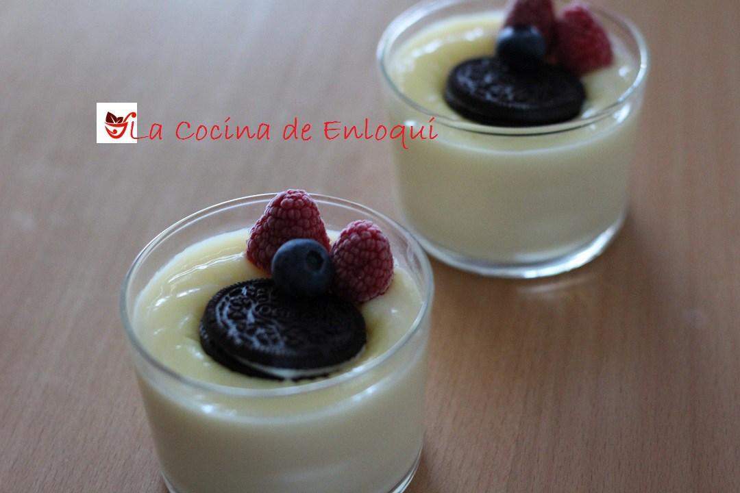 natillas con oreo