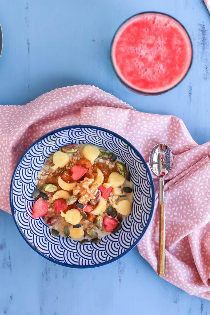 Bircher muesli receta de Pintando las nubes