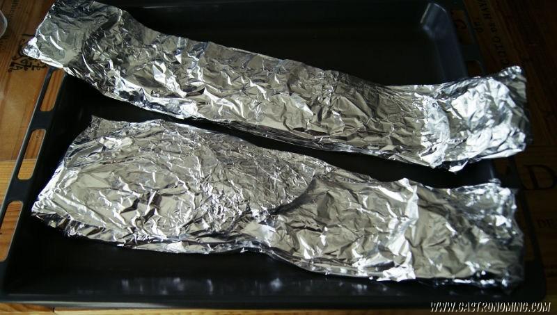 Costillas de cerdo con salsa barbacoa