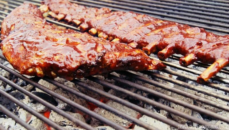 Costillas de cerdo con salsa barbacoa