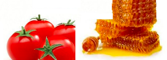 masacarilla de tomate y miel