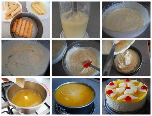 tarta-fría-de-piña elaboración