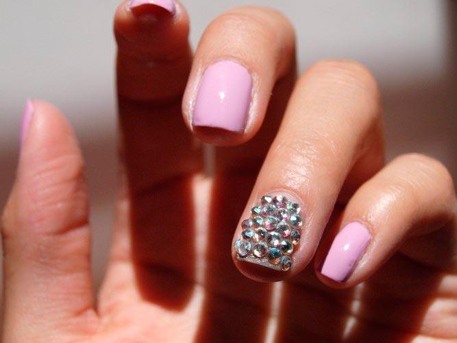 Swarovski uñas